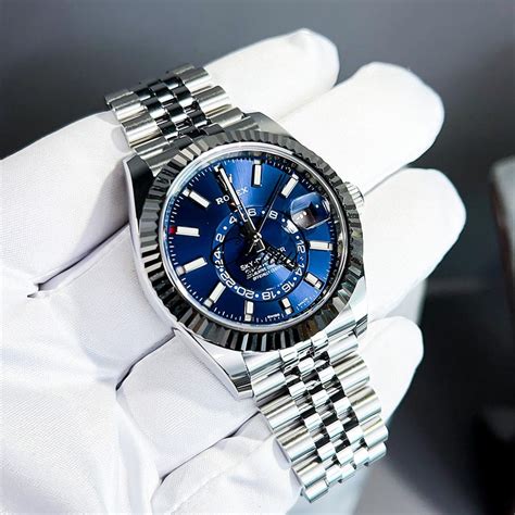 rolex 42mm sky dweller|rolex sky dweller blue.